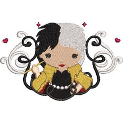 Embroidery Design Character In Frame 1