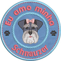 EU AMO MINHA SCHNAUZER 