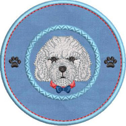 Matriz De Bordado Eu Amo Meu Poodle 2