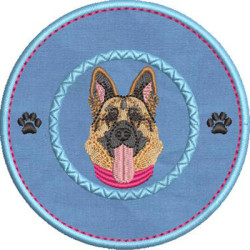 Embroidery Design I Love My German Shepherd 3