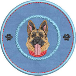 Embroidery Design I Love My German Shepherd 4