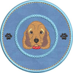 Embroidery Design I Love My Cocker Spaniel 4