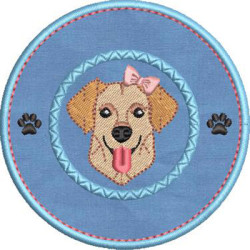 Embroidery Design I Love My Dog 4