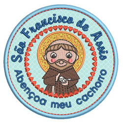 Embroidery Design San Francisco Bless 2