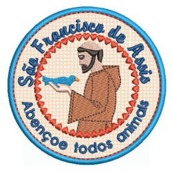Embroidery Design San Francisco Bless 4