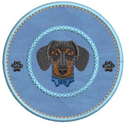 Embroidery Design I Love My Dachshund 4