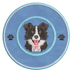 Diseño Para Bordado Amo Mi Border Collie 3