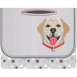 Diseño Para Bordado 2 Bolsa Pantalón Higiénico Pet Labrador