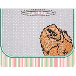 Embroidery Design Support Hygienic Bag Pet Sptiz 2