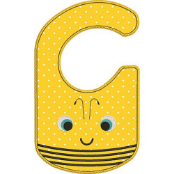 Embroidery Design Bib Bee