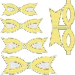 Embroidery Design  4 Ties Made On The Embroiderer 2