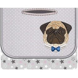 2 PORTA SAQUINHO PET PUG