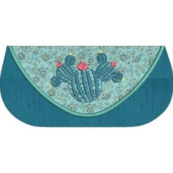 Embroidery Design Case Project Sunglasses Cactus