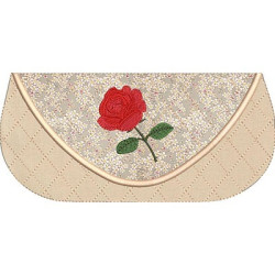 Embroidery Design Case Project Sunglasses Rose