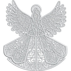 Matriz De Bordado Projeto Anjo De Natal 4 Etapas..