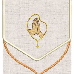 Embroidery Design Viaticum Bag Kit Project Prayer..