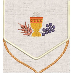 Embroidery Design Viaticum Bag Kit Project Eucharist..