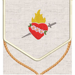 Embroidery Design Viaticum Bag Kit Project Immaculate..