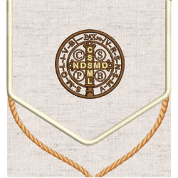 Embroidery Design Viaticum Bag Kit Project Saint Benedict