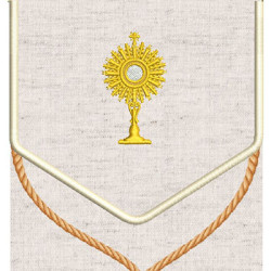 Embroidery Design Viaticum Bag Kit Project Monstrance