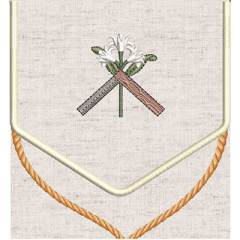 Diseño Para Bordado Proyecto Kit De Bolsa De Viático S..