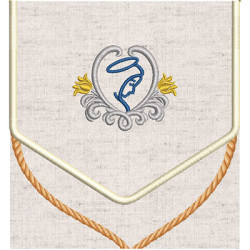 Embroidery Design Viaticum Bag Kit Project Marian 2
