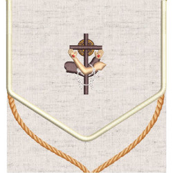 Embroidery Design Viaticum Bag Kit Project Franciscan Hug