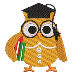 Embroidery Design Owl Pedagogy