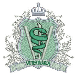 Embroidery Design Veterinary Shield 7