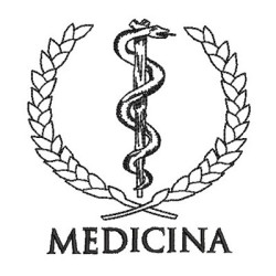 Matriz De Bordado Escudo Medicina 14