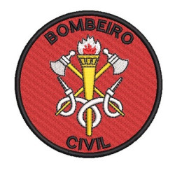 Diseño Para Bordado Bombero Civil 2