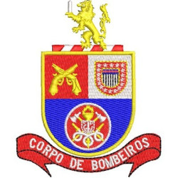 Diseño Para Bordado Escudo Bombero 3