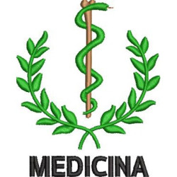 Embroidery Design Medical Shield 21