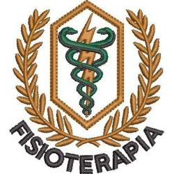 Matriz De Bordado Escudo Fisioterapia 3