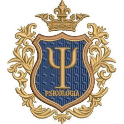 Diseño Para Bordado Escudo Psicologico 4