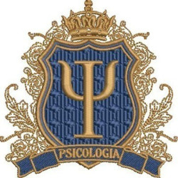 Matriz De Bordado Escudo Psicologia 5