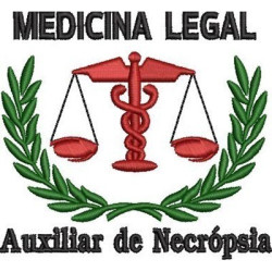 Matriz De Bordado Medicina Legal Auxiliar De Necrópsia