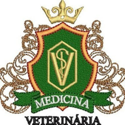Matriz De Bordado Escudo Medicina Veterinária 9