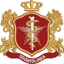 Matriz De Bordado Escudo Odontologia 23