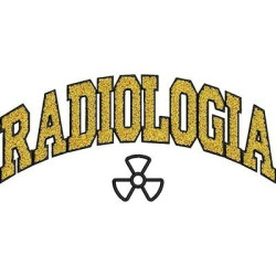 Matriz De Bordado Radiologia Falso Chenille