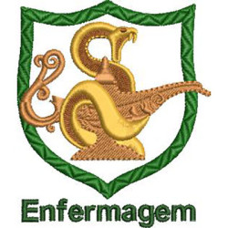 Diseño Para Bordado Escudo De Enfermería 13