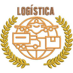 Embroidery Design Logistics Shield