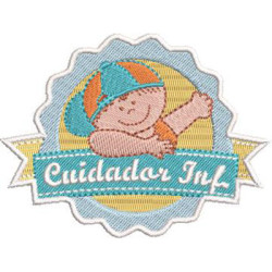 Embroidery Design Childcare Shield