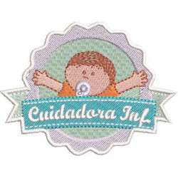 Embroidery Design Childcare Shield 2