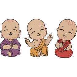 Matriz De Bordado Trio De Budinhas Cute 2