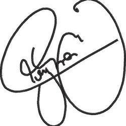 Embroidery Design Neymar Jr. Signature