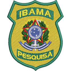 Embroidery Design Ibama Research Shield