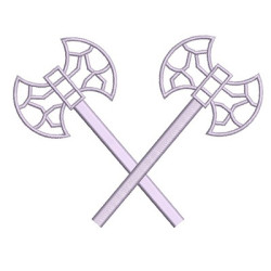 Embroidery Design Richelieu Axe