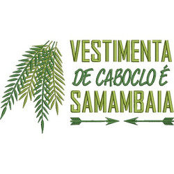 Matriz De Bordado Vestimenta De Caboclo é Samambaia