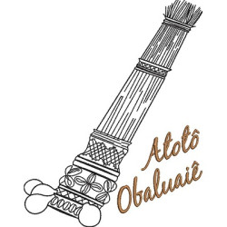 Diseño Para Bordado Xaxara De Obaluaé 3